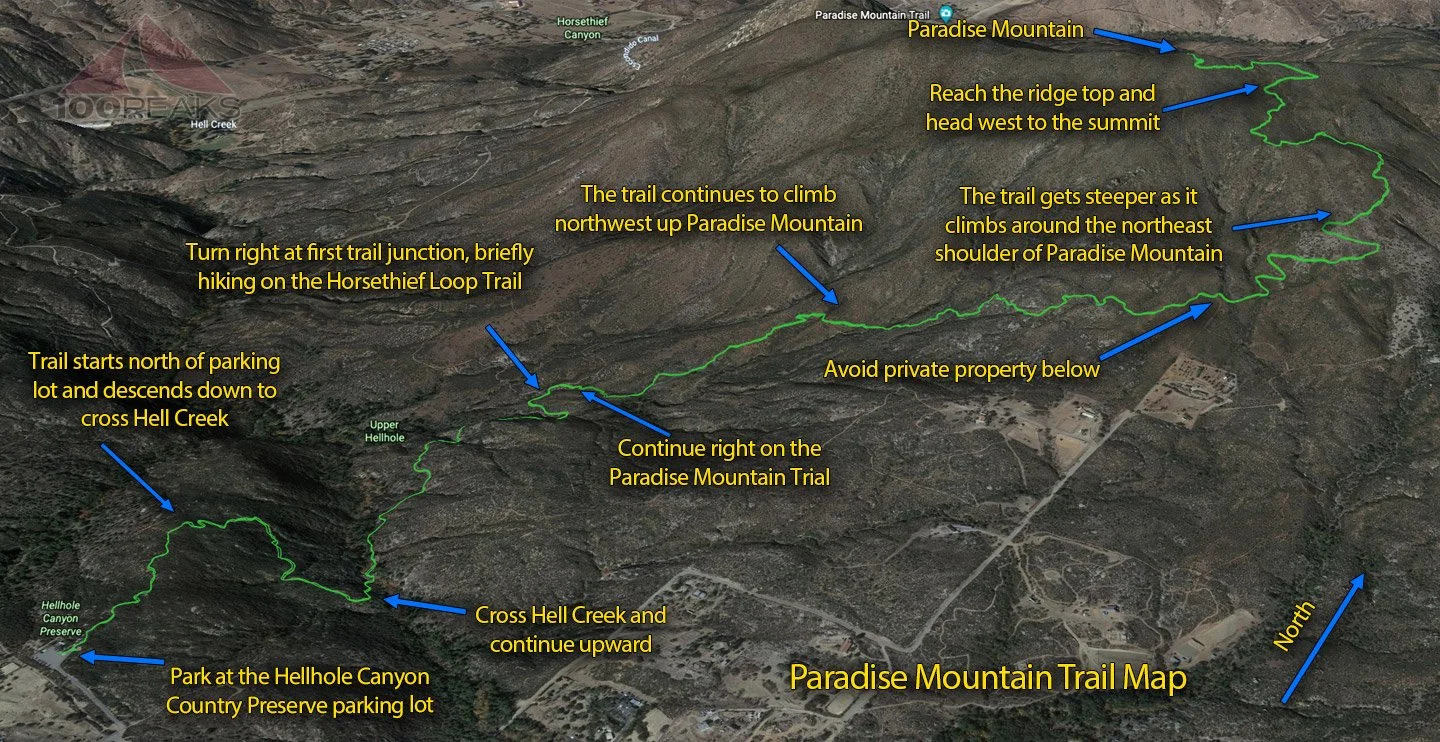 Peak 44B - Paradise Mountain - Wonderful views from the heart of
